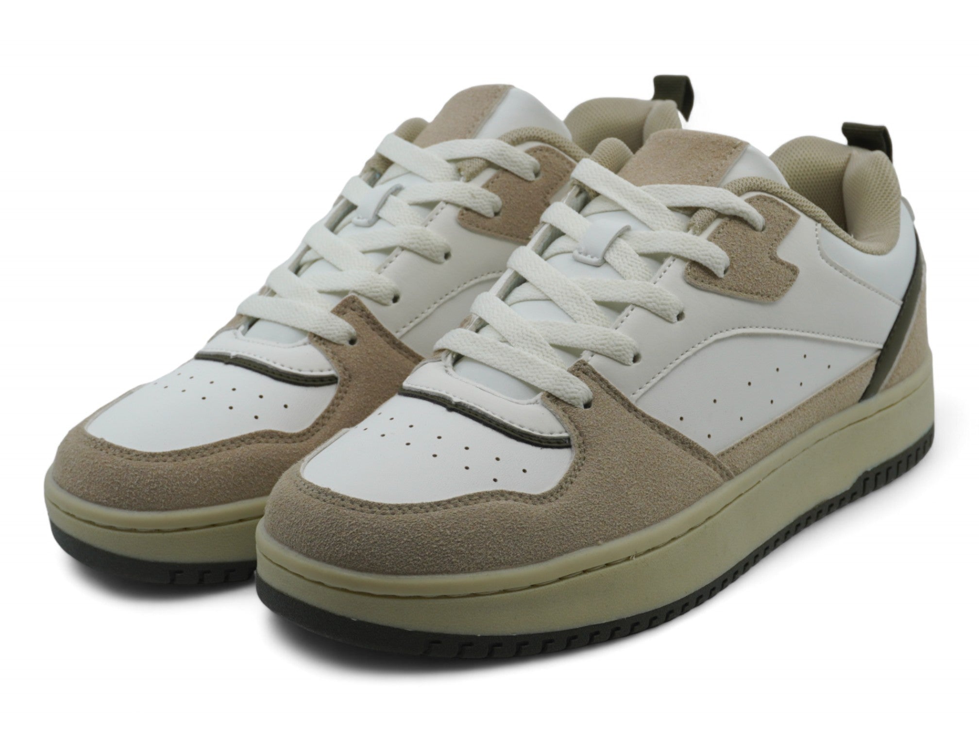 Men's White & Gray Athletic Sneaker