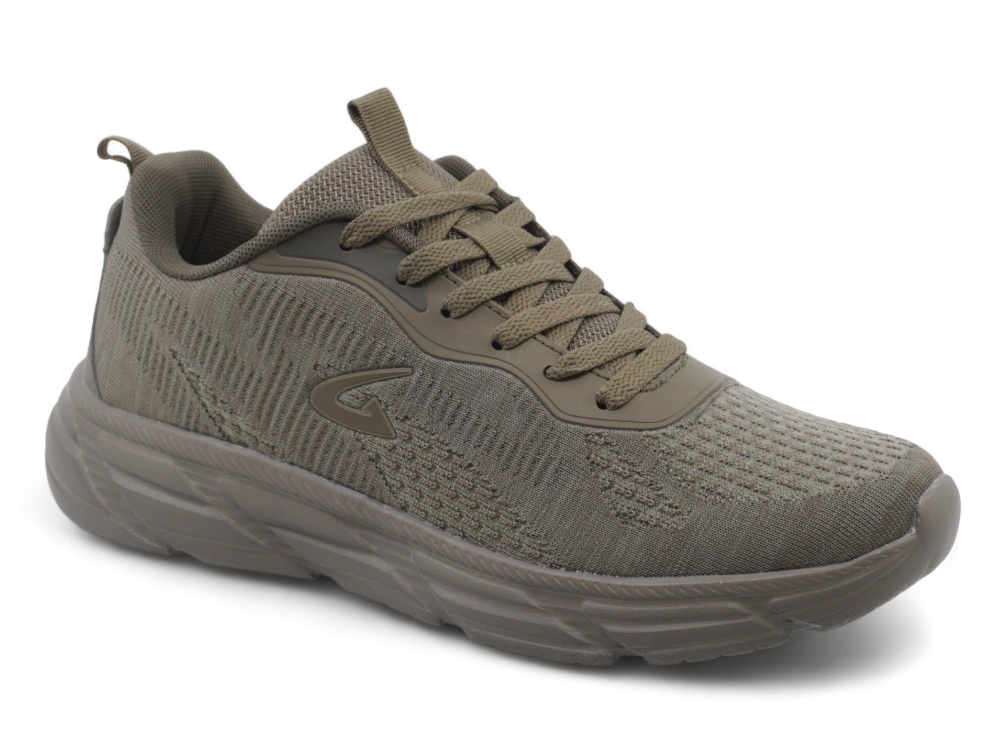 Men's Taupe Flyknit Athletic Sneaker