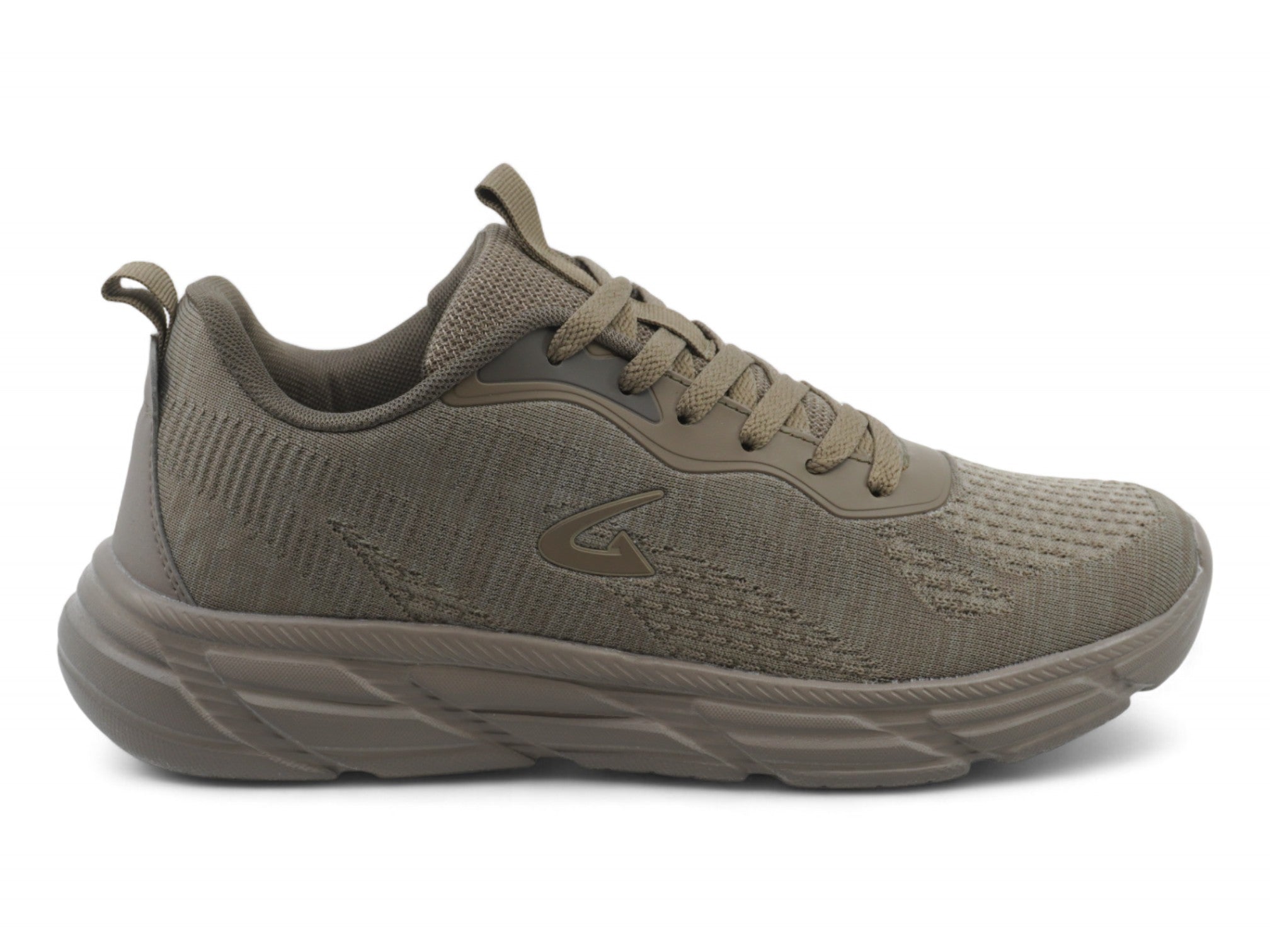 Men's Taupe Flyknit Athletic Sneaker