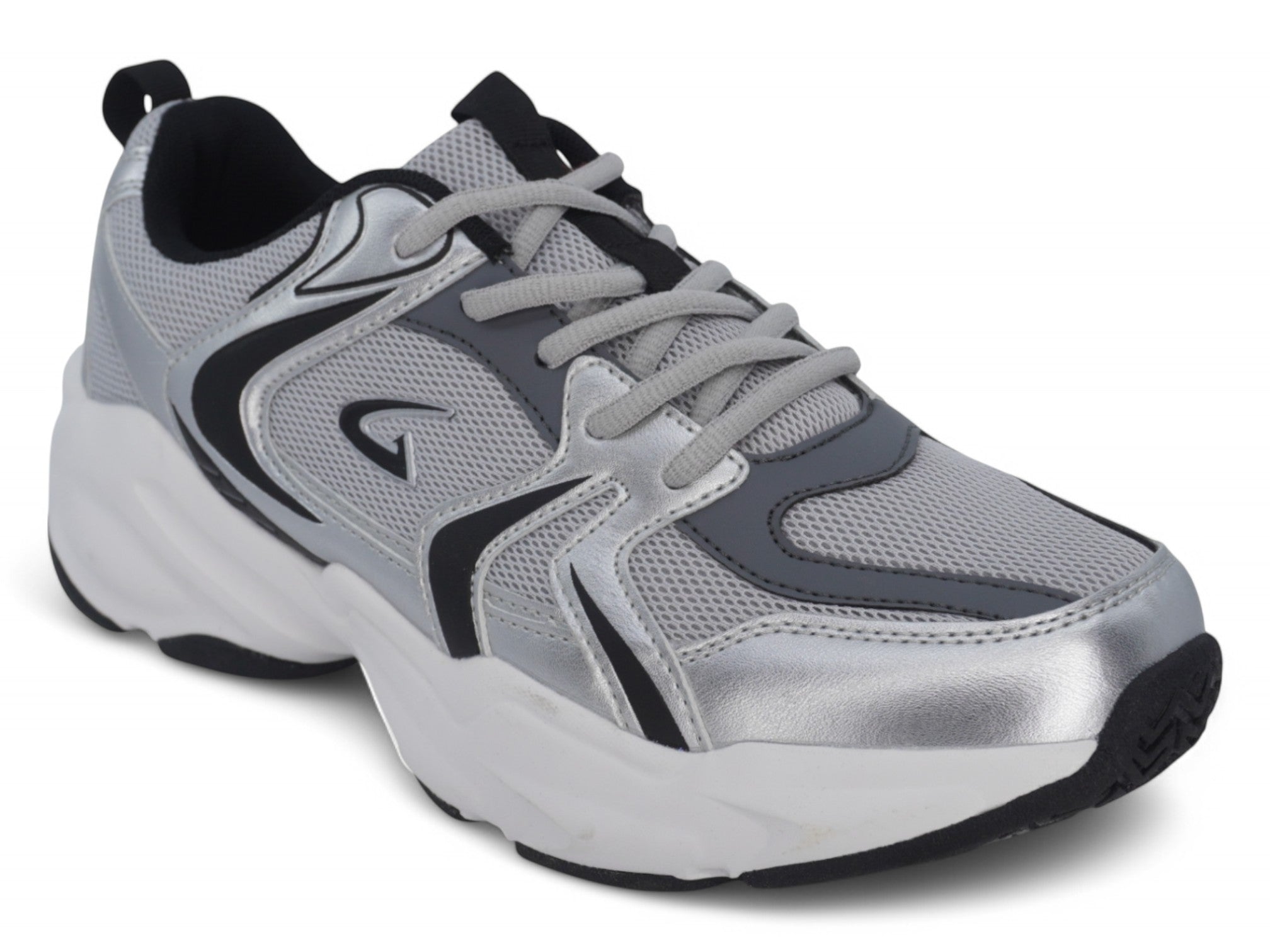 Men's Silver Gray Flyknit Sneaker