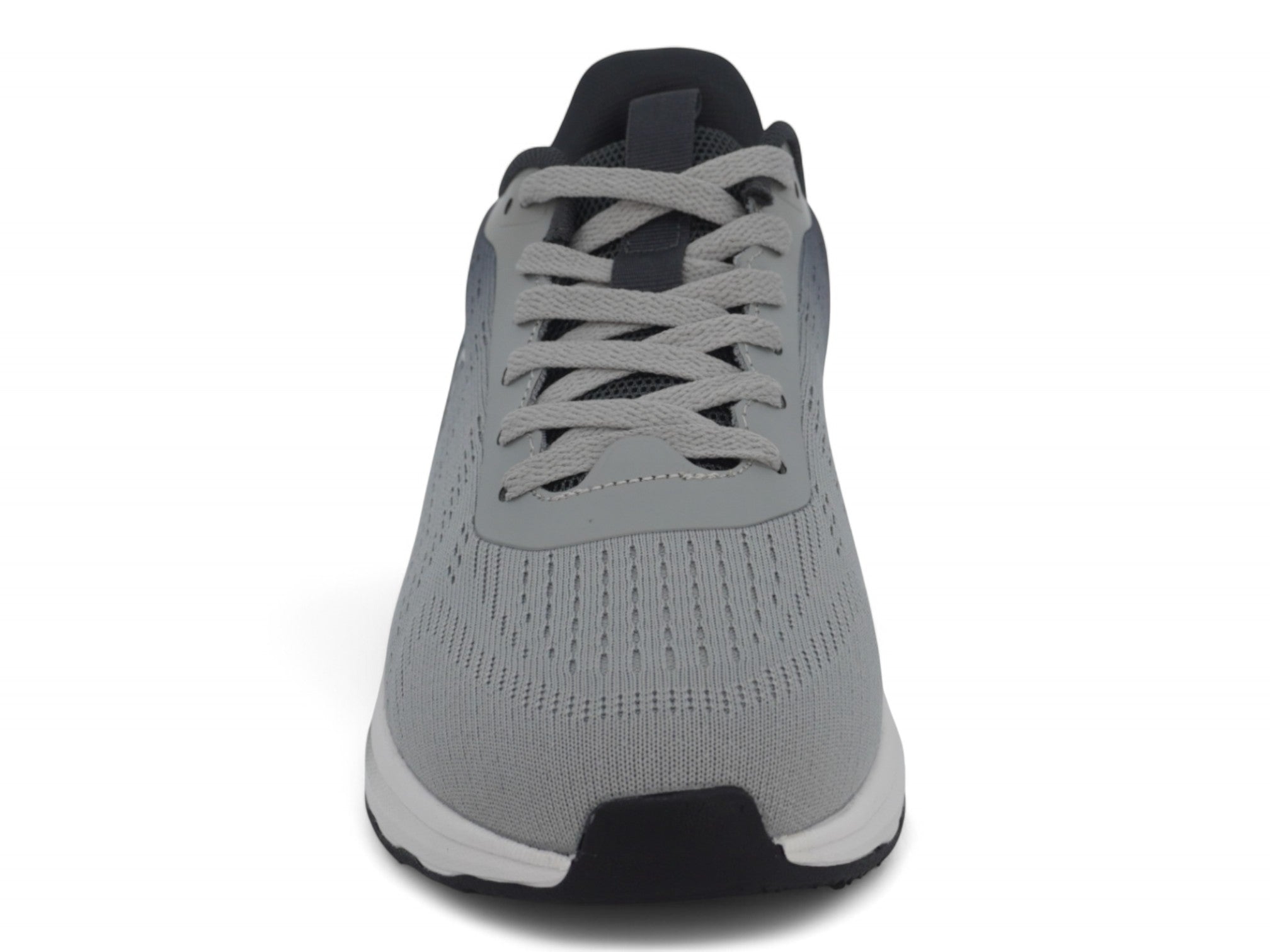 Men's White Gray Flyknit Sneaker