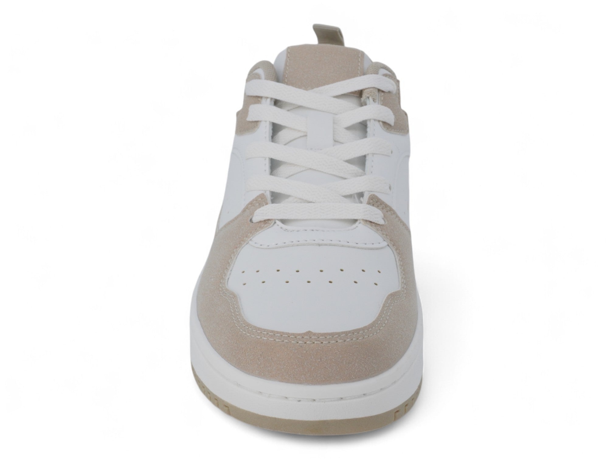 Men's Beige Court Sneaker