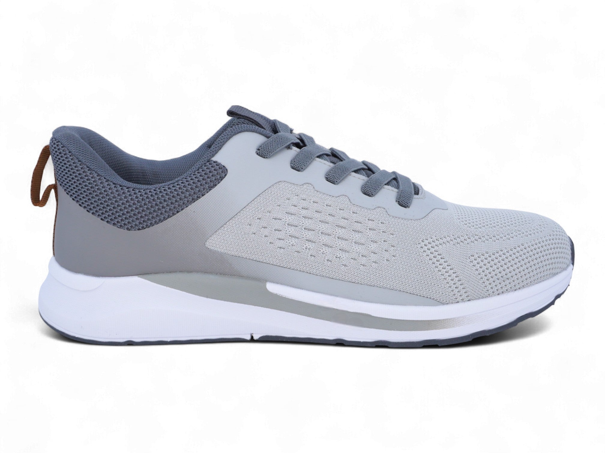 Men's White Gray Handsfree Sneaker