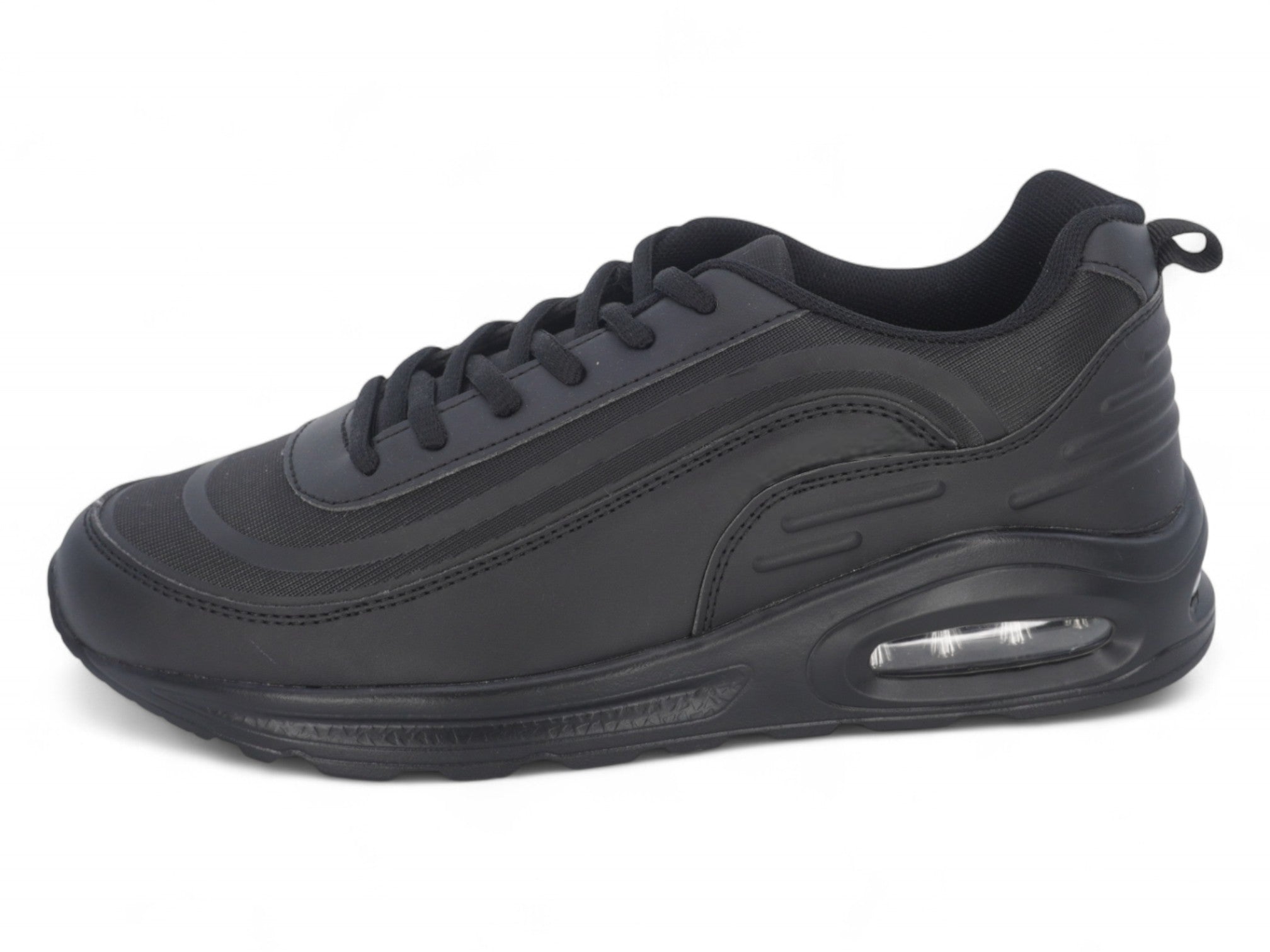 Men's Triple Black Bubble Sneaker