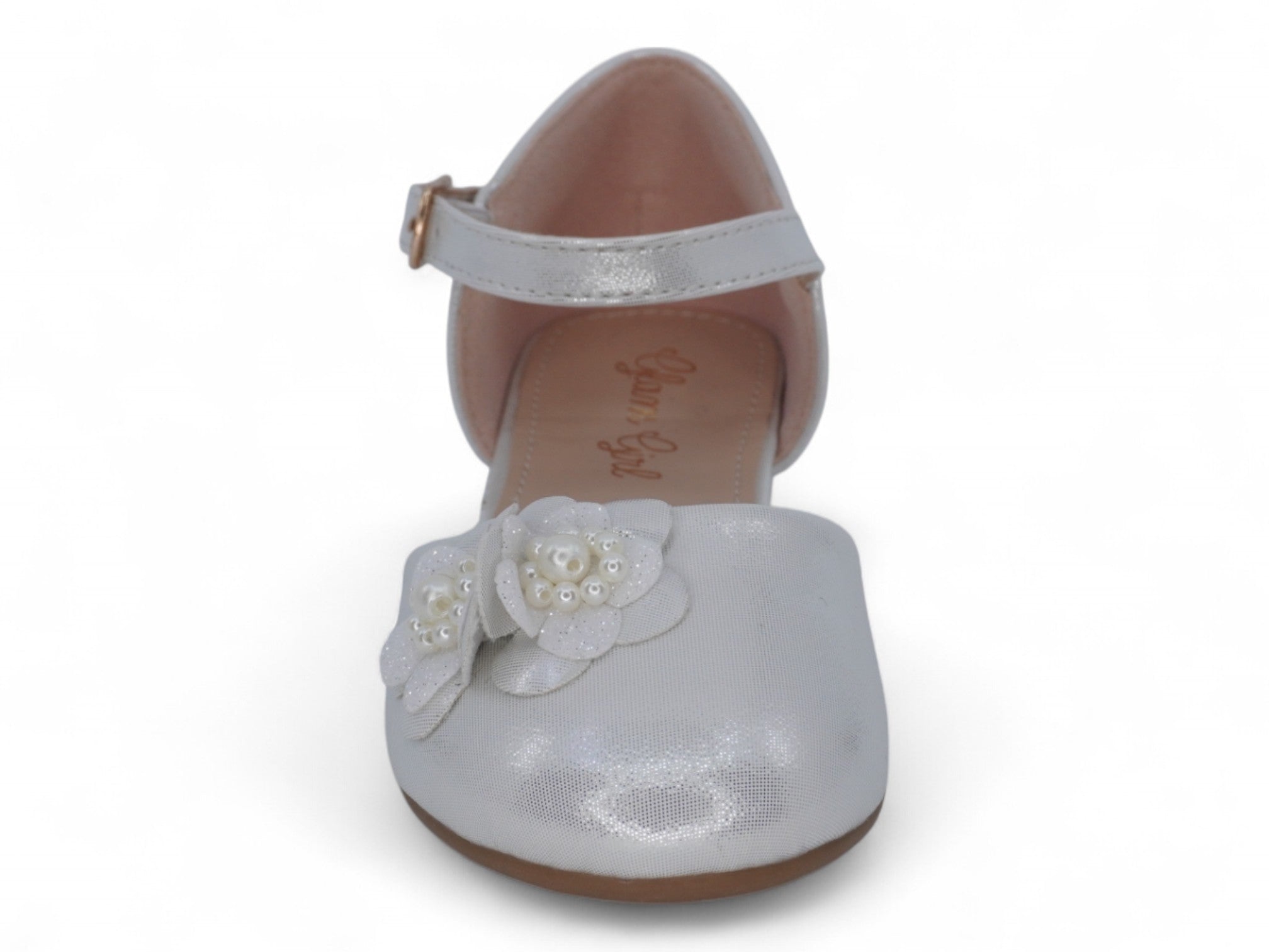 Toddler Silver Emily Dress Shoe