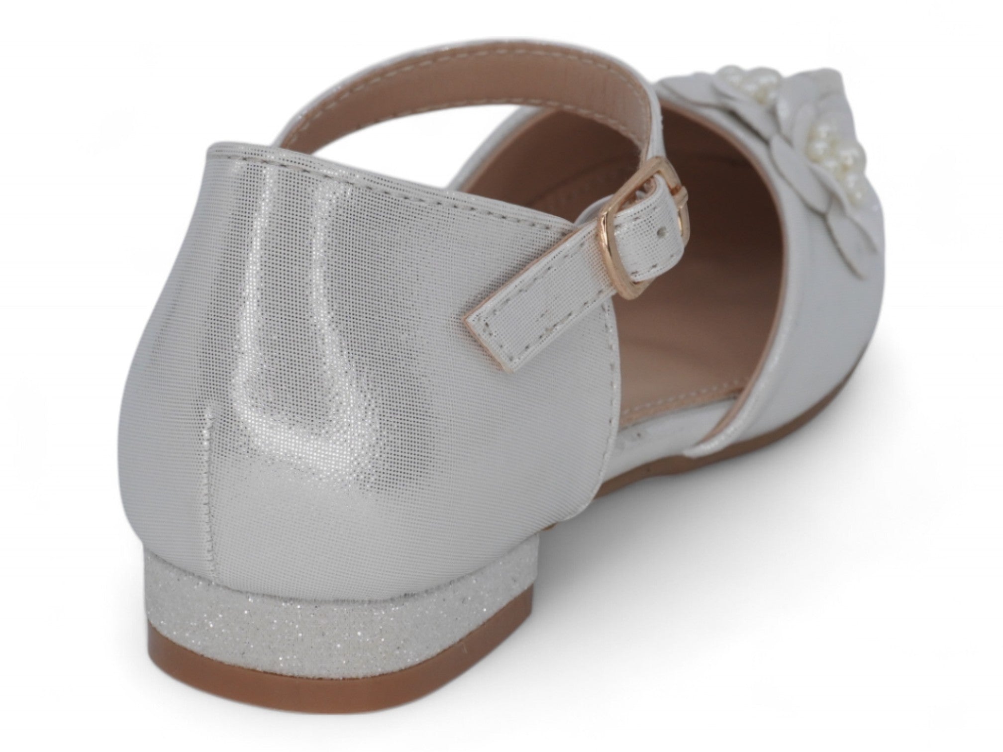 Toddler Silver Emily Dress Shoe