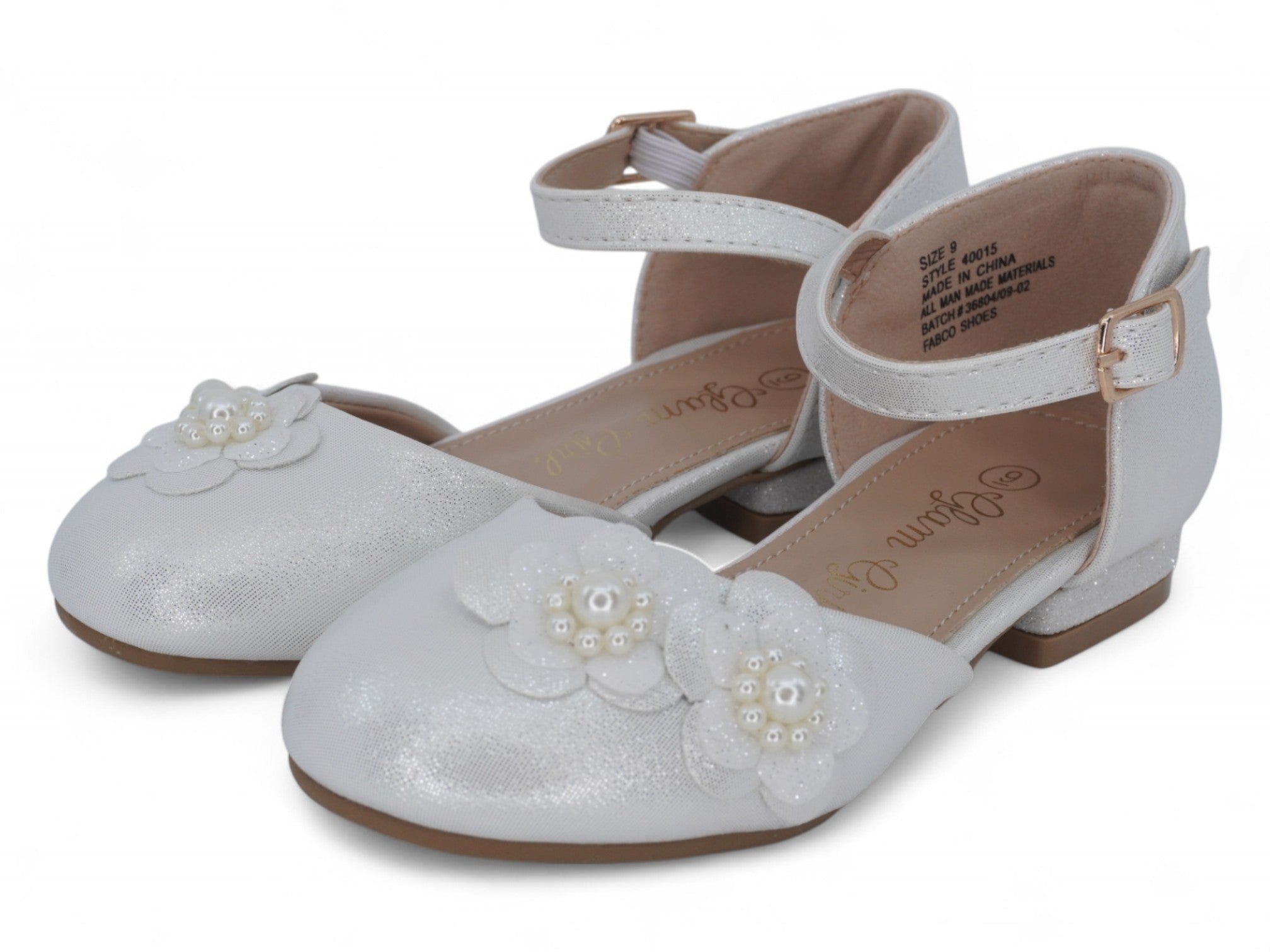 Toddler Silver Emily Dress Shoe
