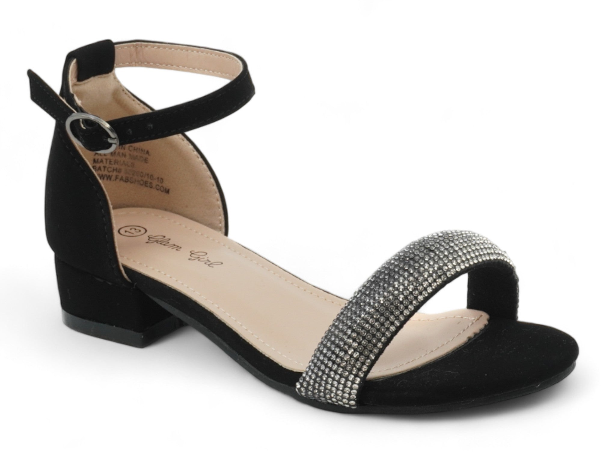 Girls' Black Marjorie Heel