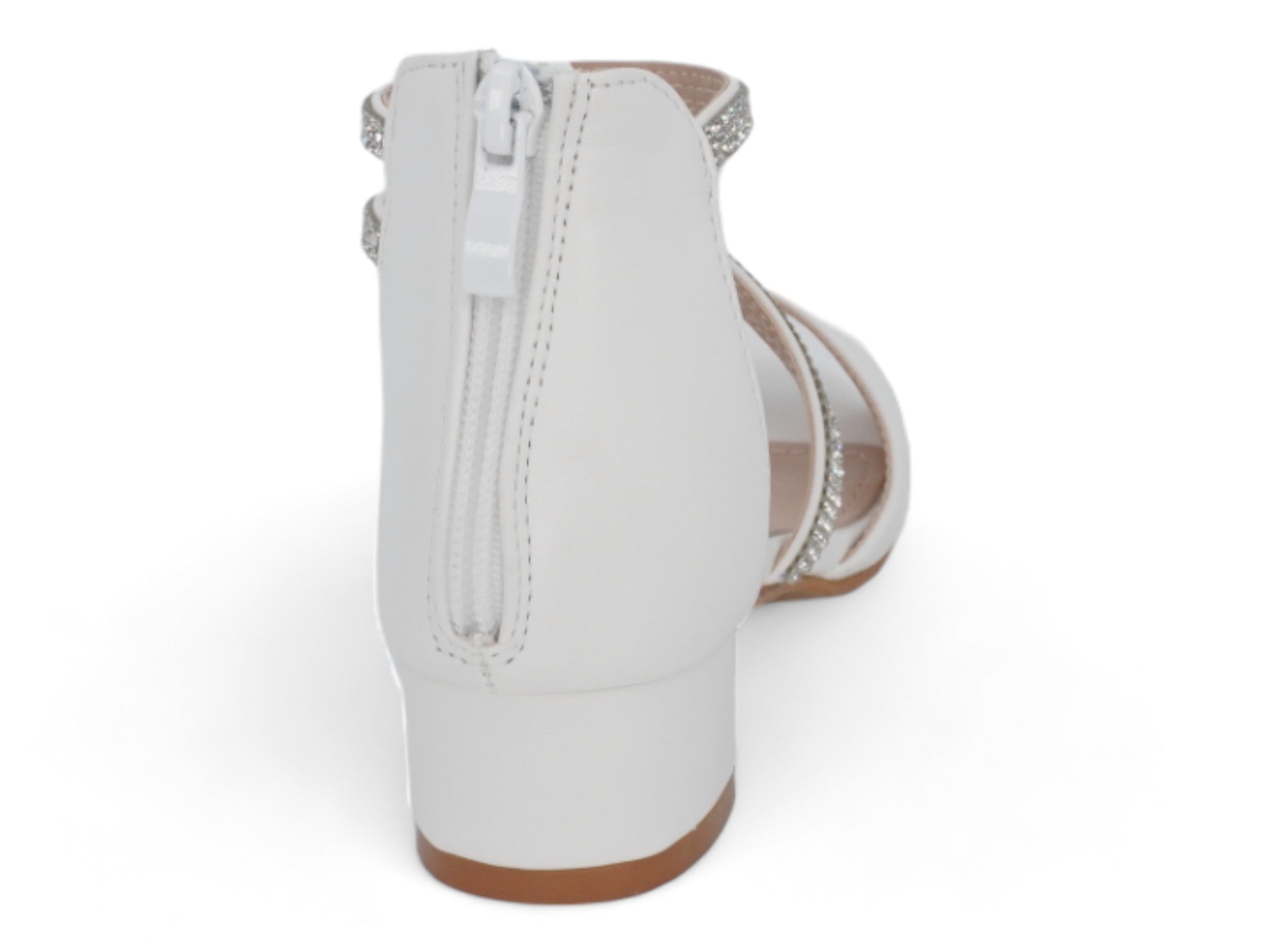 Girls' White Lorena Dress Shoe