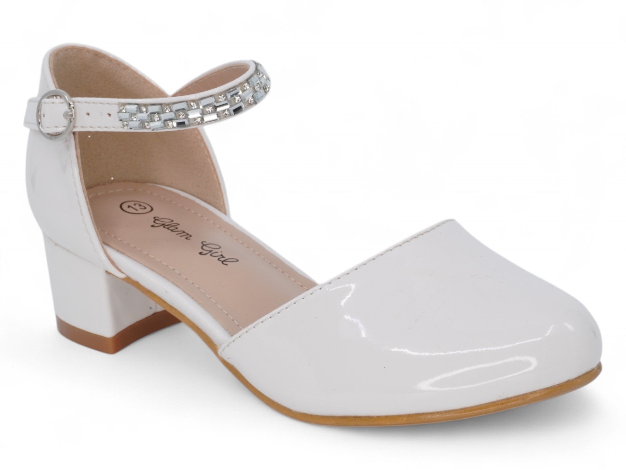 Girls White Graciela Dress Shoe