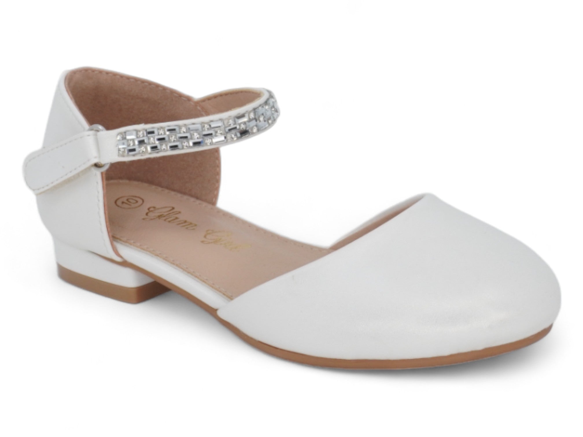 Girls' White D'Andra Dress Shoe