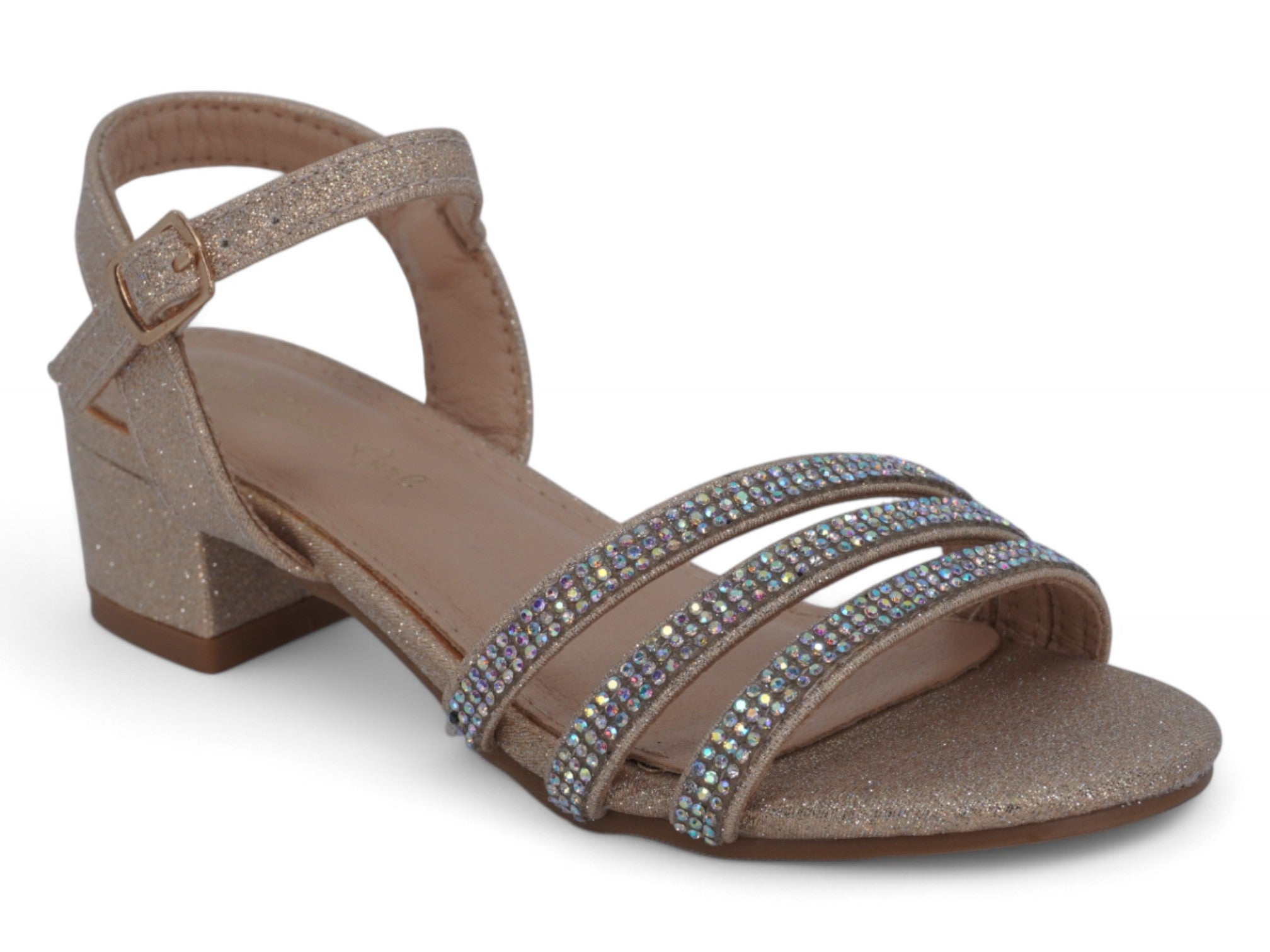 Girls' Gold Chrissy Dress Shoe