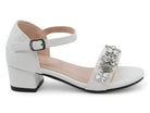 Girls' White Kayla Dress Shoe