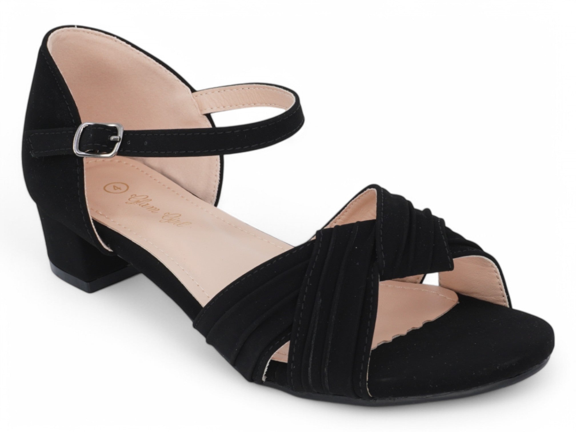 Girls' Black Rema Dress Shoe