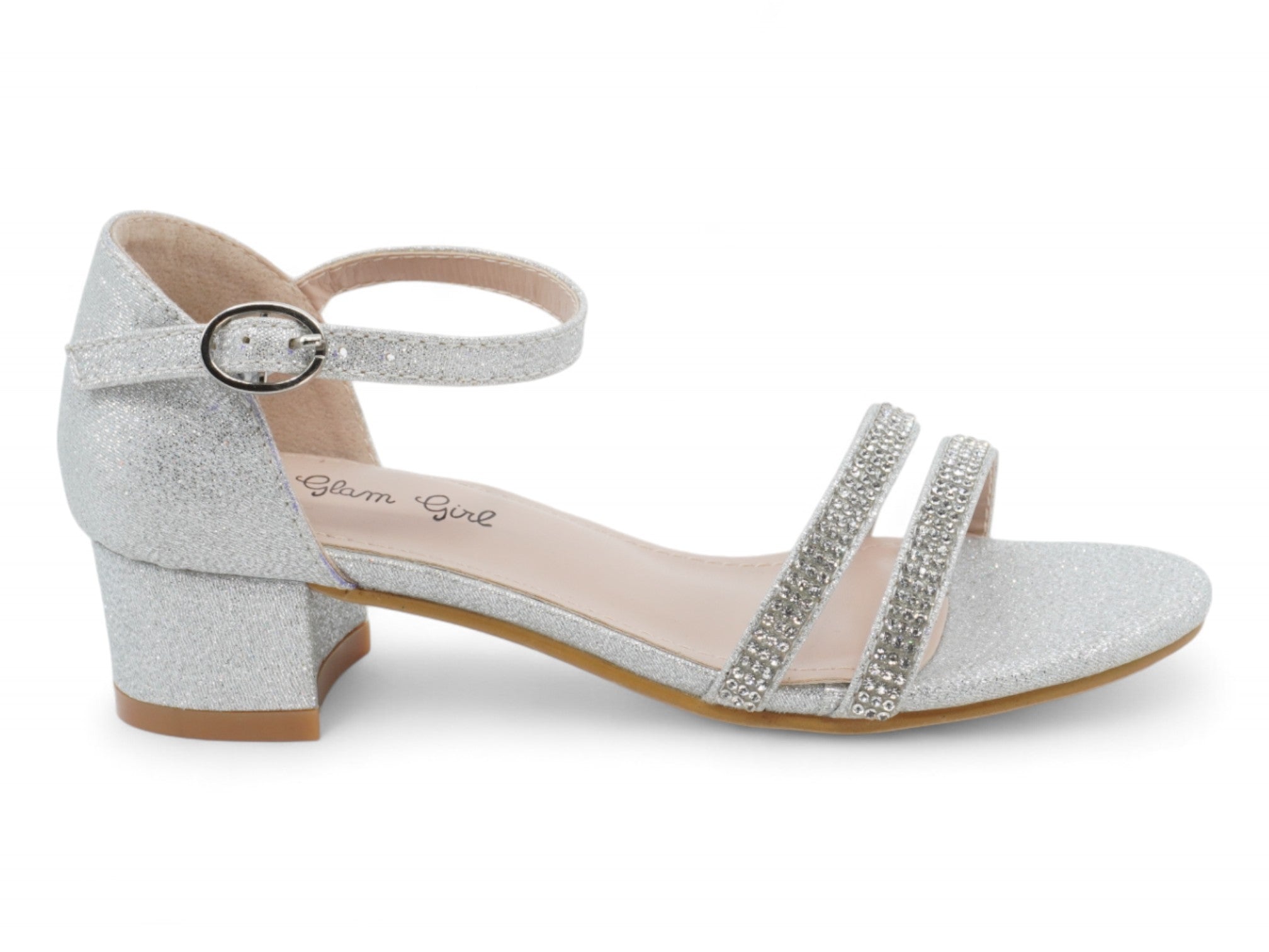 Girls' Silver Lamore Dress Shoe