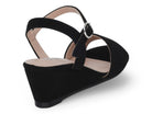 Girls Black Leah Wedge