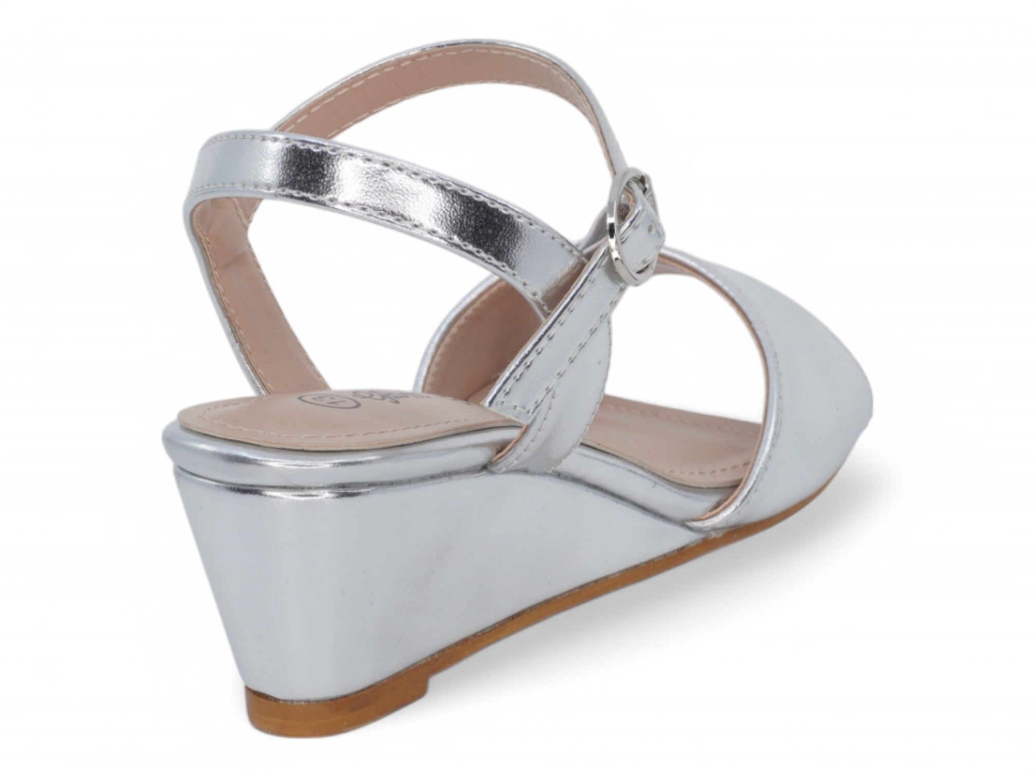 Girls Silver Leah Wedge