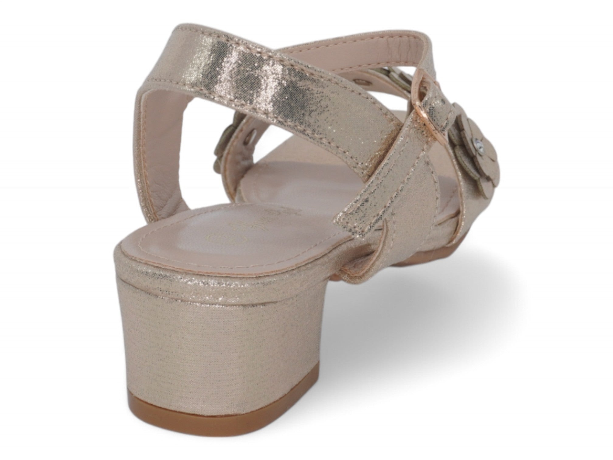 Girls' Gold Flor Pump