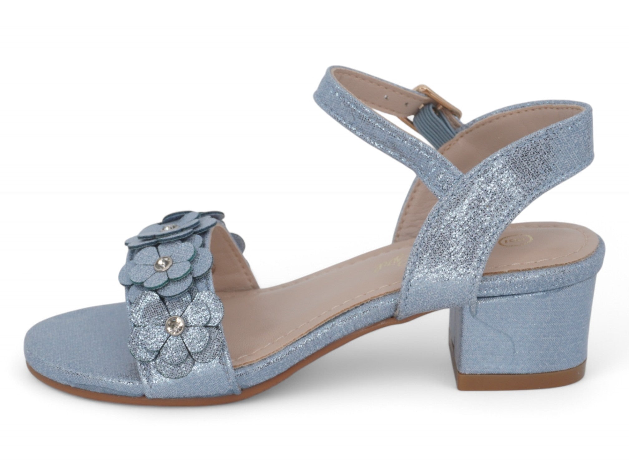 Girls' Blue Flor Pump