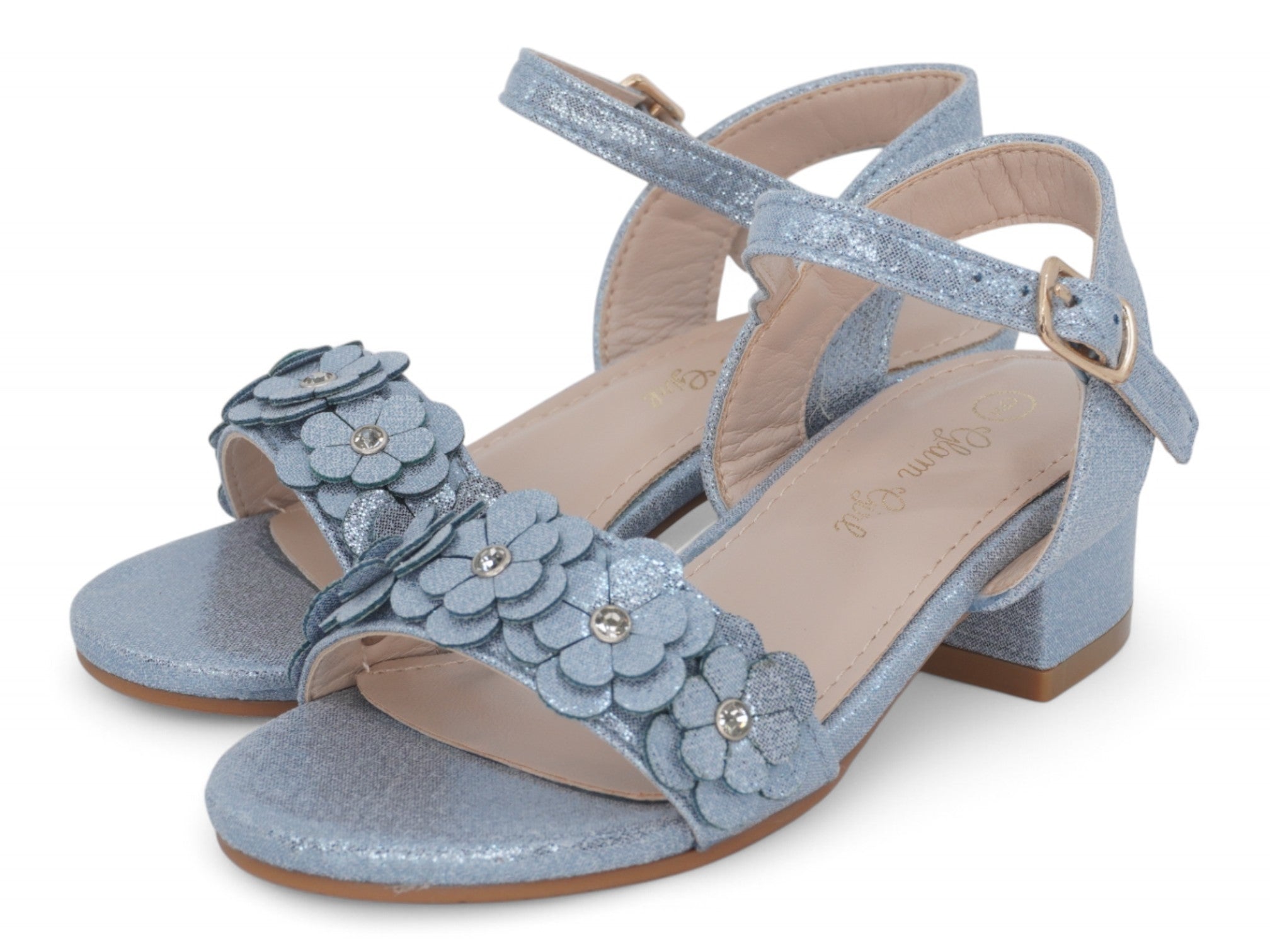 Girls' Blue Flor Pump