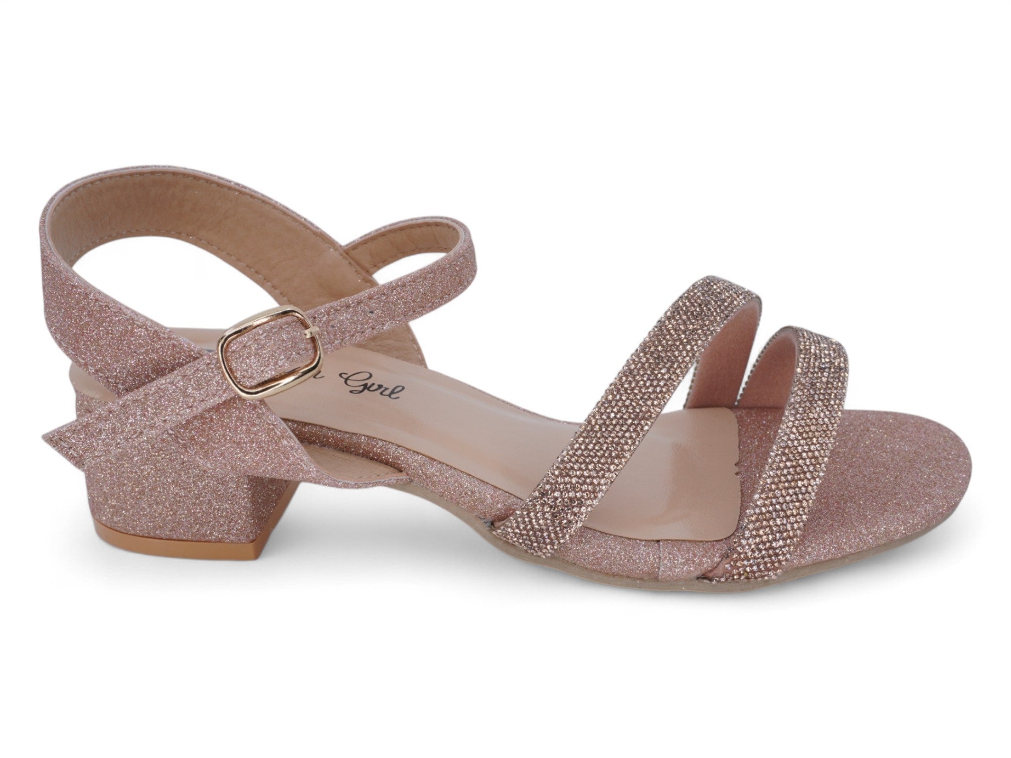 Girls' Rose Gold Kai Heel
