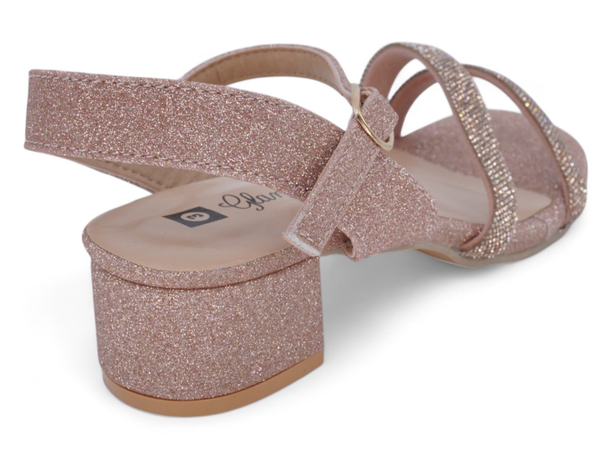 Girls' Rose Gold Kai Heel