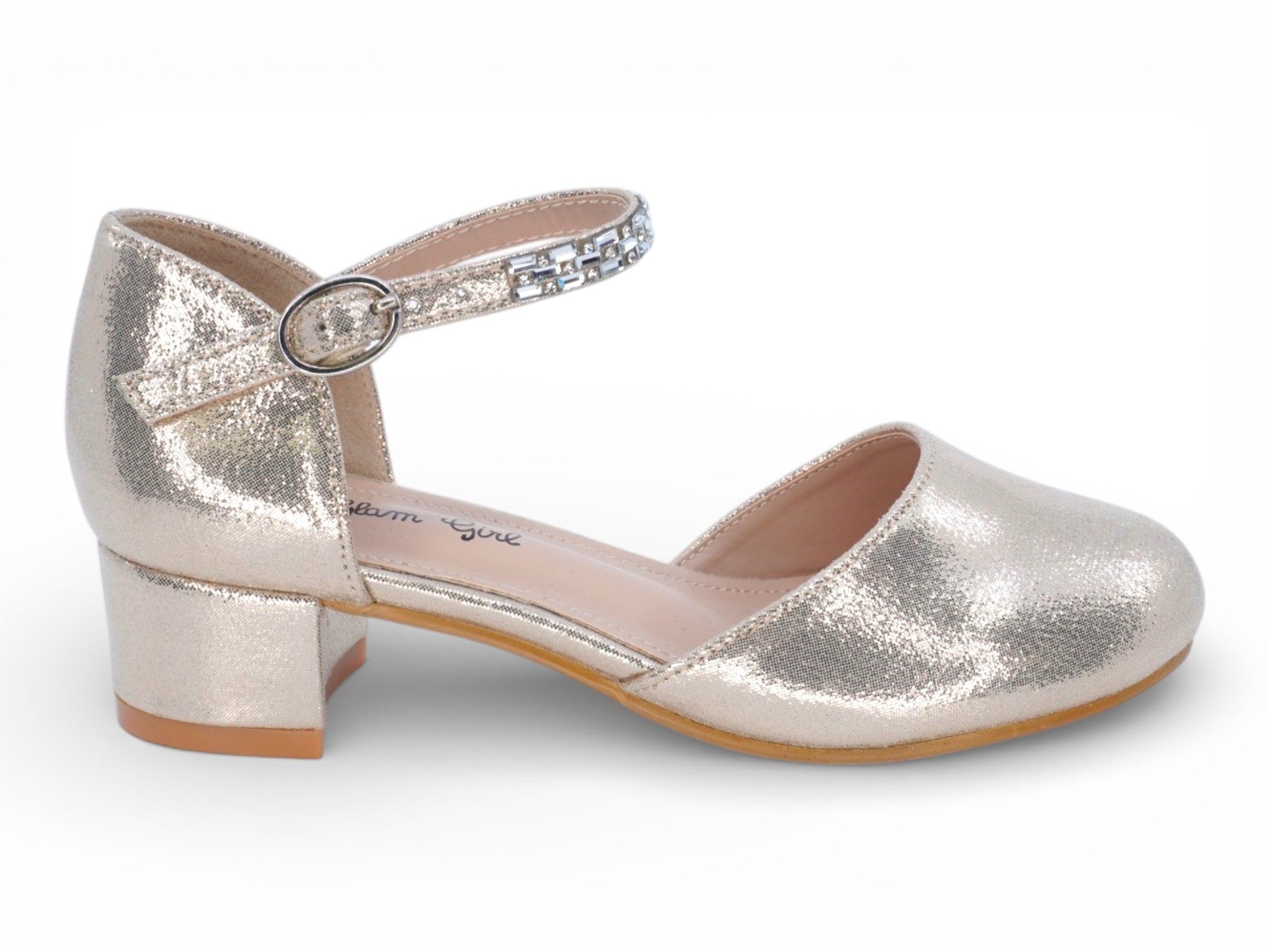 Girls` GOLD Graciela Dress Shoe 9 / GOLD Girls` GOLD Graciela Dress Shoe 9 / GOLD
