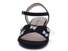 Girls' Black Butterfly Heel