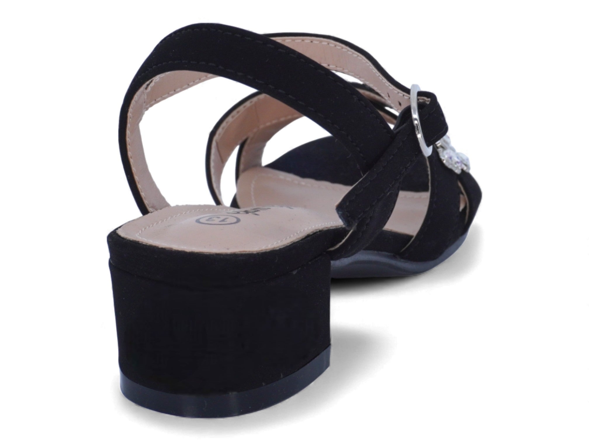 Girls' Black Butterfly Heel
