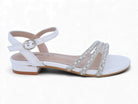 Girls' White Camila Pump