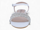 Girls' White Camila Pump