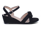 Girls' Black Avery Wedge