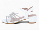 Girls' White Emilia Heel