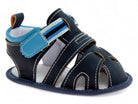 Infants Navy Fishernan Soft Sole Sandals