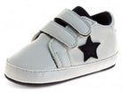 Infants White Star Soft Sole Sneaker