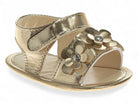 Infants Gold Soft Sole Sandal