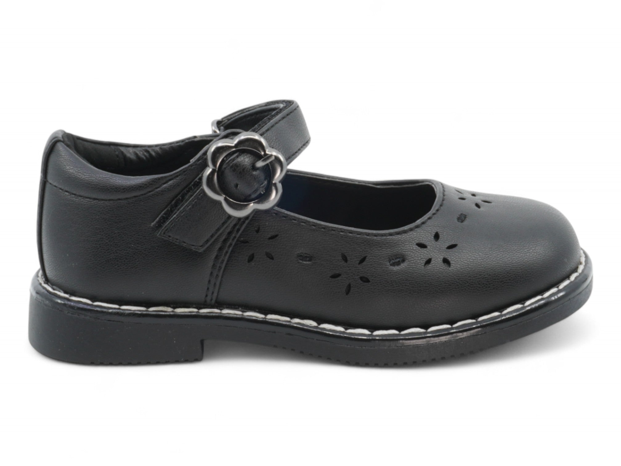 Toddler Black Laura School Shoe