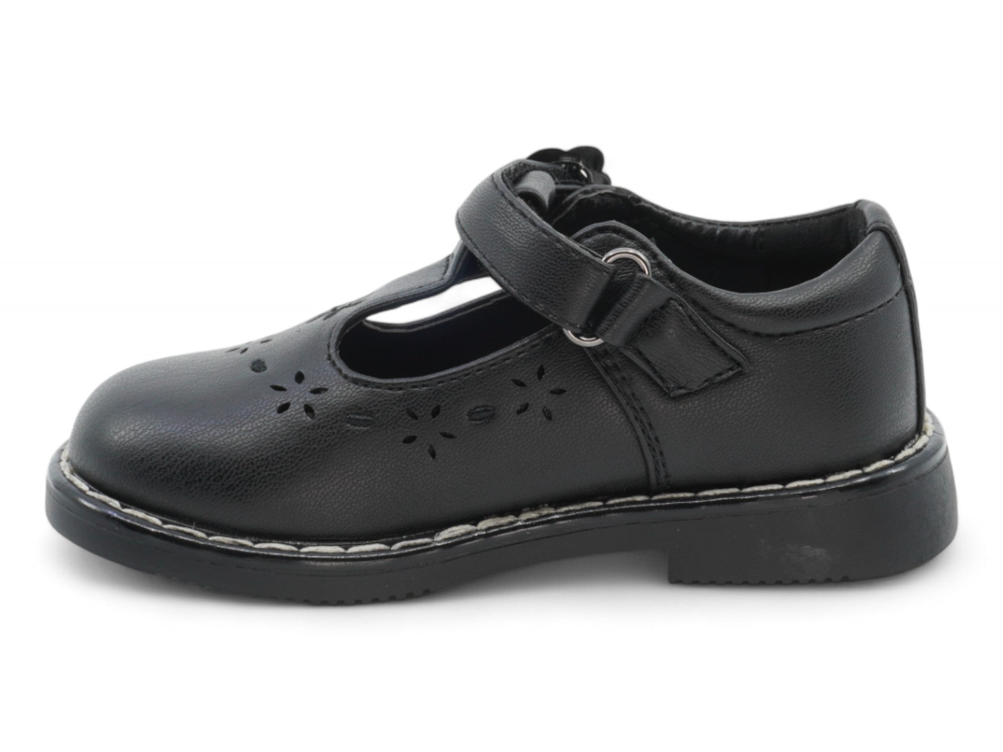 Toddler Black Abby School Shoe