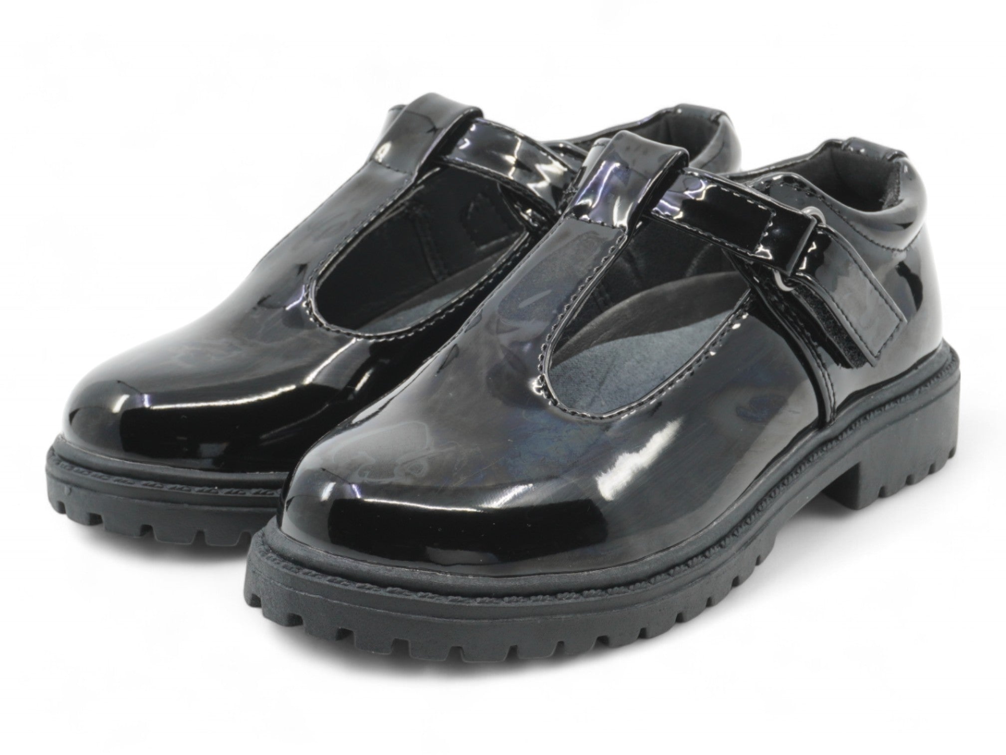 Toddler Black Patent Liana School Shoe