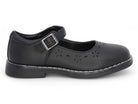 Girls Black Mia School Shoe