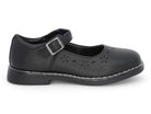 Girls Black Mia School Shoe