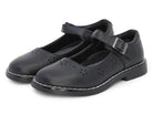 Girls Black Mia School Shoe