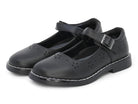 Girls Black Mia School Shoe