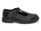 Girls' Black Eliana T-Strap School Shoe