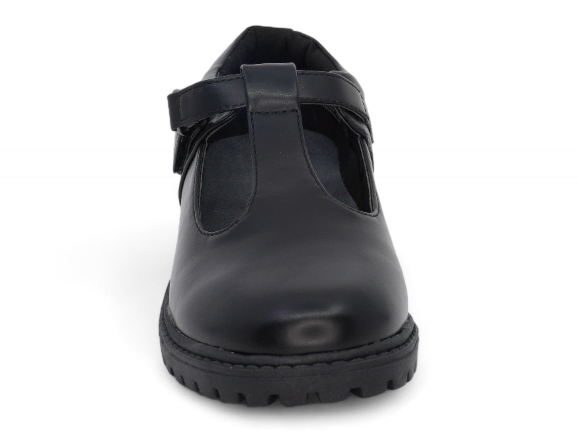 Girls' Black Eliana T-Strap School Shoe