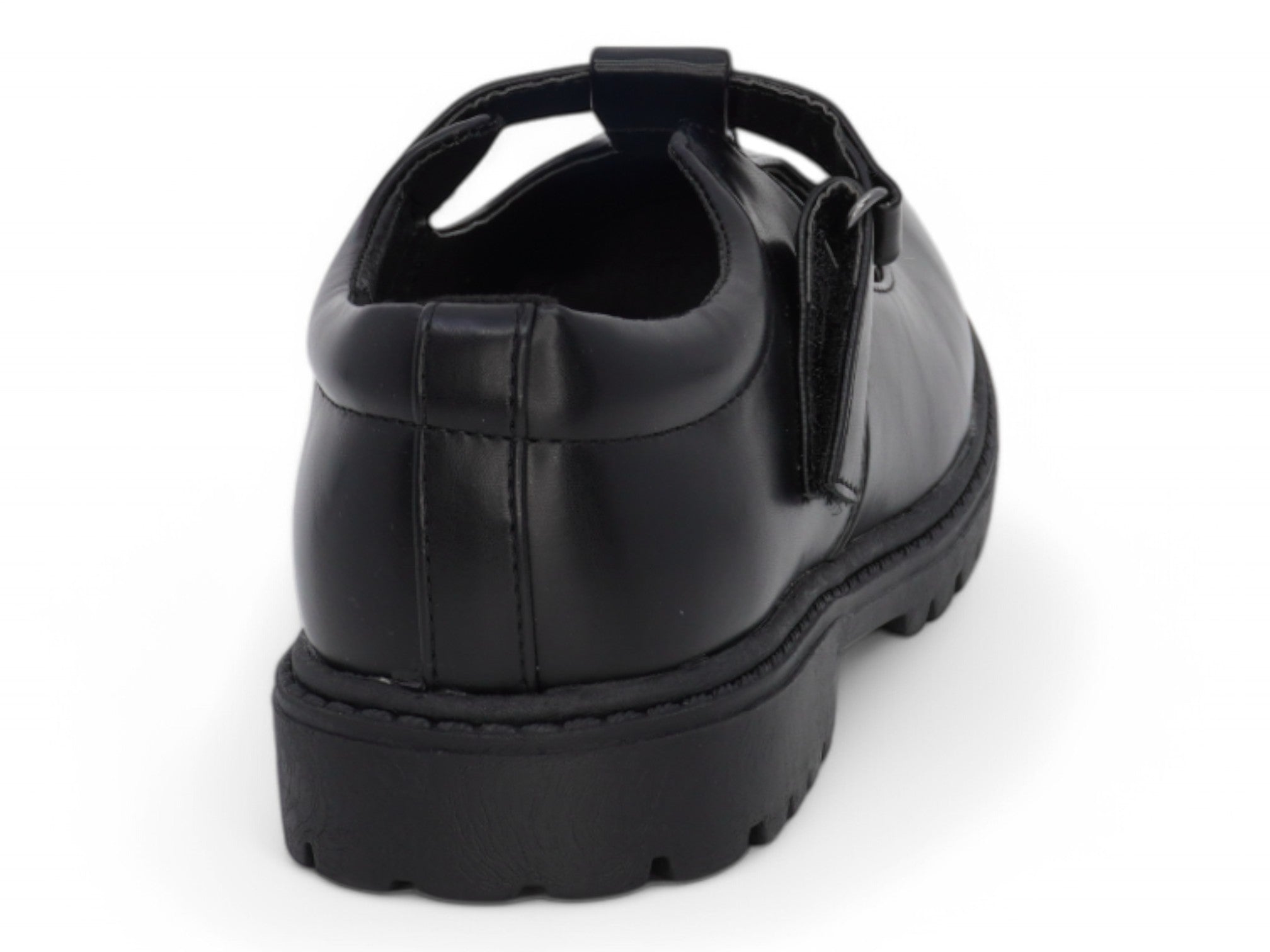 Girls' Black Eliana T-Strap School Shoe