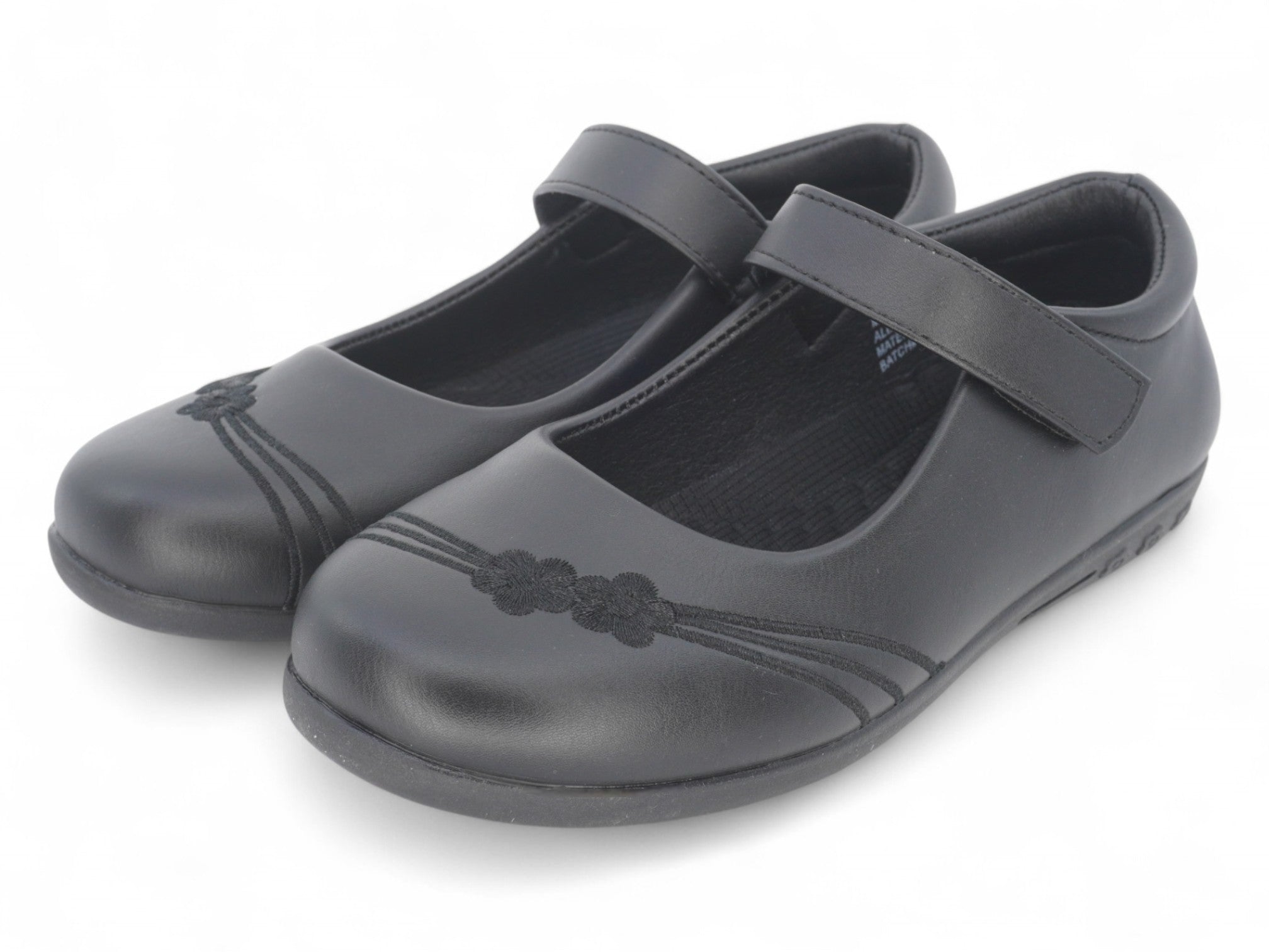 Girls Black Nora School Shoe