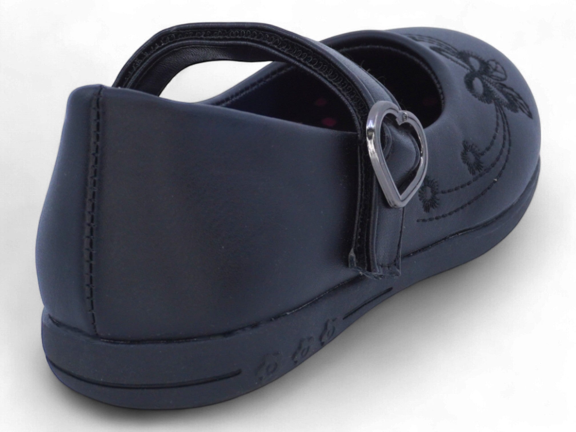 Girls' Black Myla School Shoe