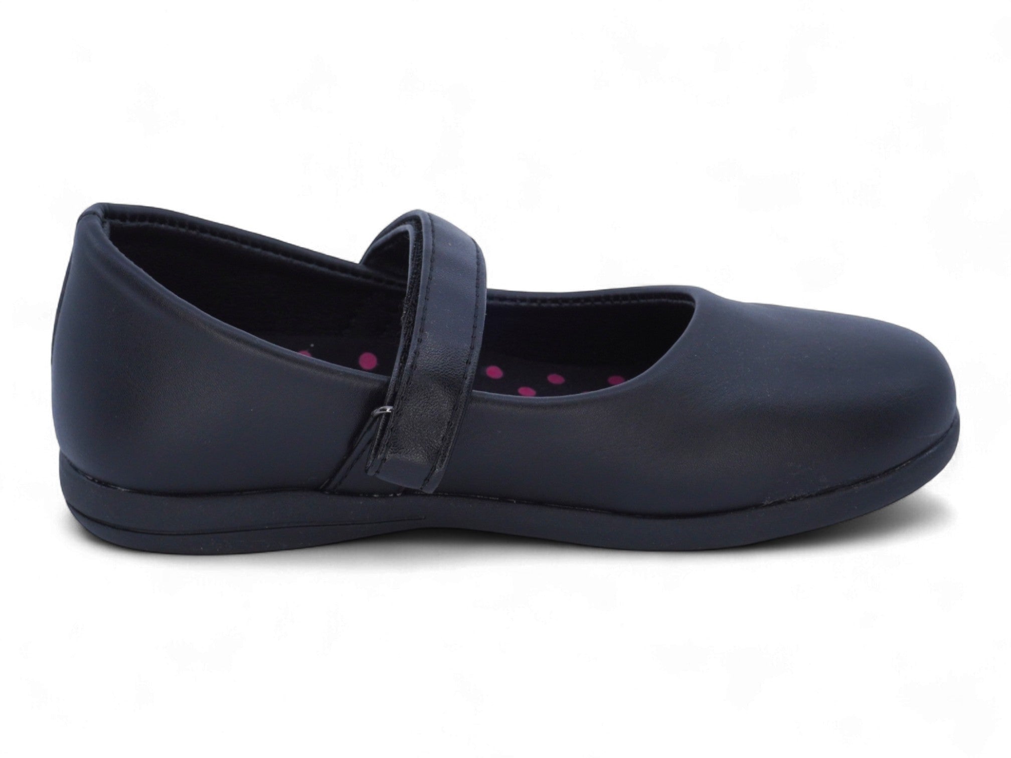 Girls Black Noelle School Shoe