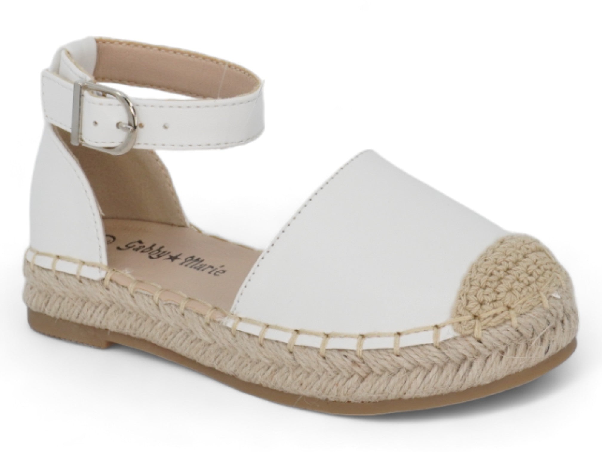 Toddler White Espadrille